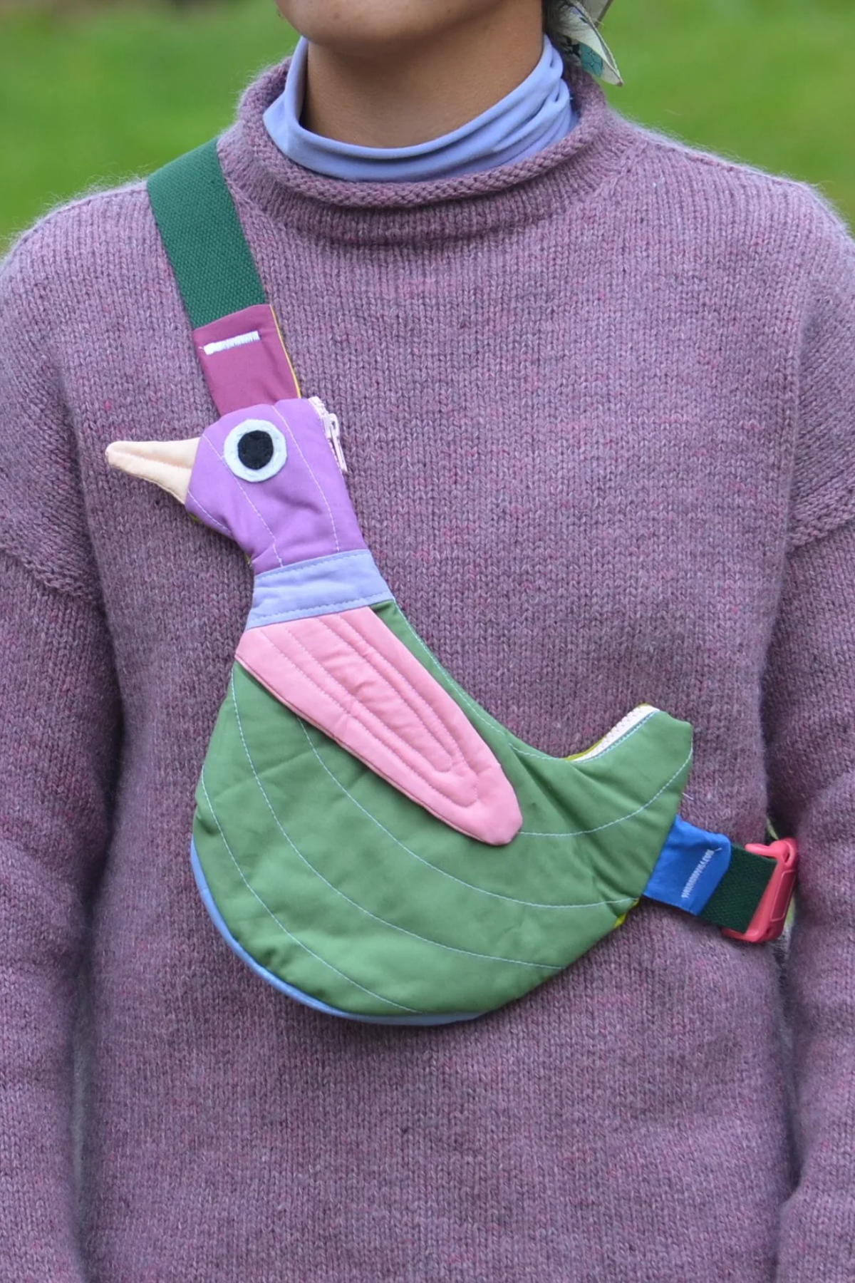 Pre-Order | Handcrafted-Fly Away Crossbody Bird Bag  - Duck