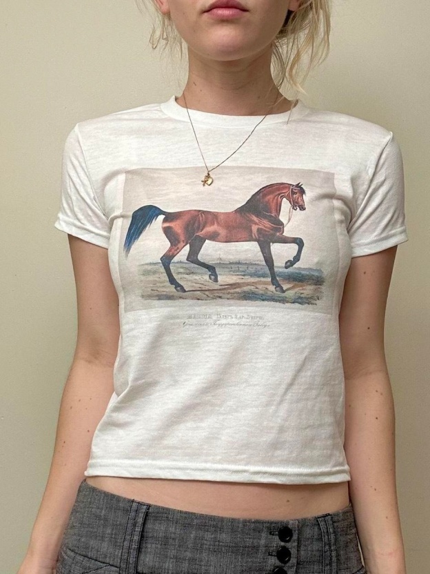 Women's White and Cream Shirt