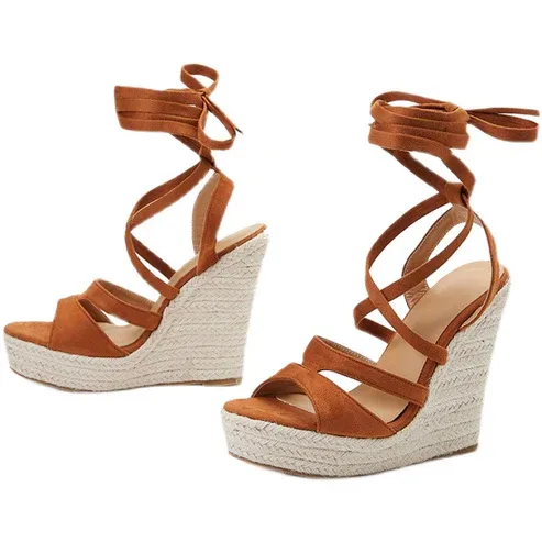 Women's Strappy Wedge Shoes