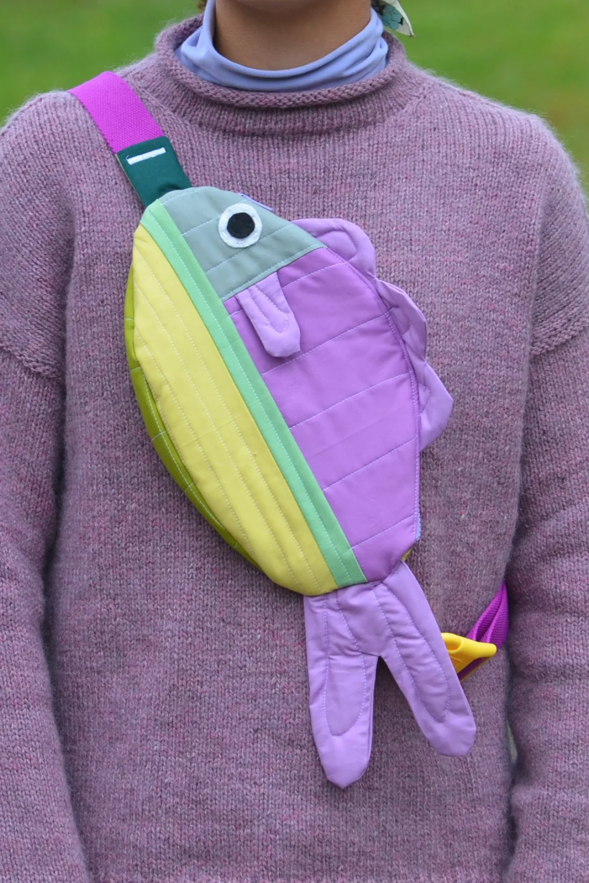 Pre-Order | Handcrafted-Swim Along Crossbody Fish Bag