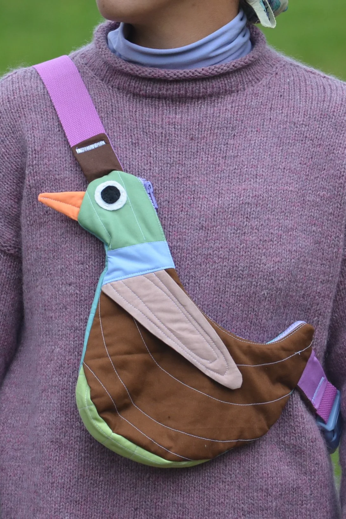 Pre-Order | Handcrafted-Fly Away Crossbody Bird Bag  - Duck