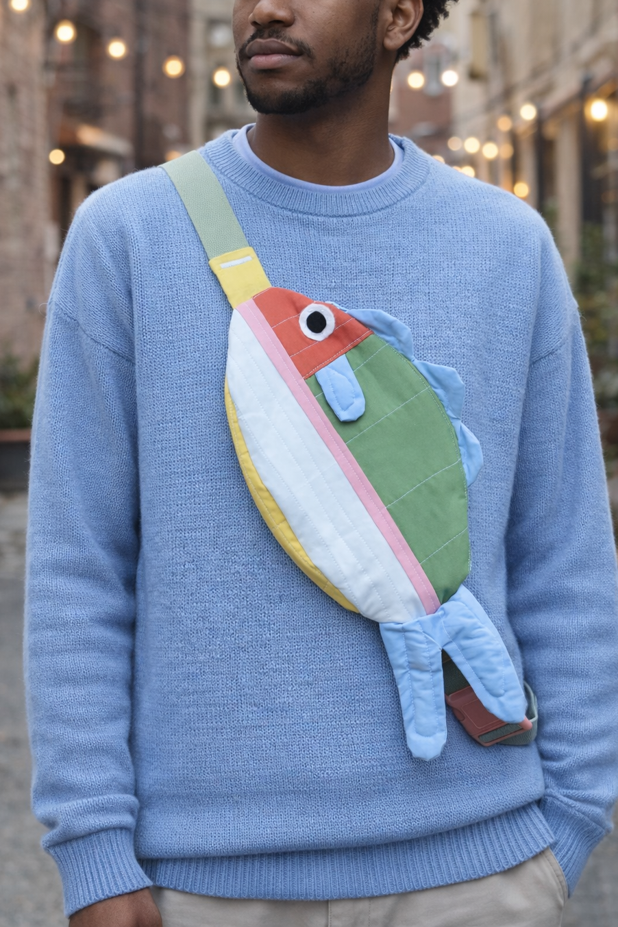 Pre-Order | Handcrafted-Swim Along Crossbody Fish Bag