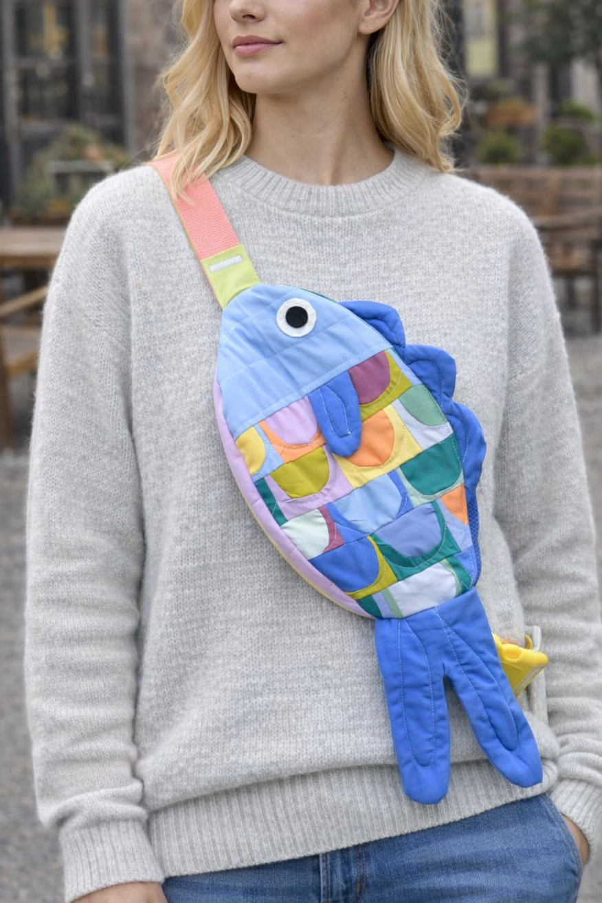 Swim Along Crossbody Fish Bag