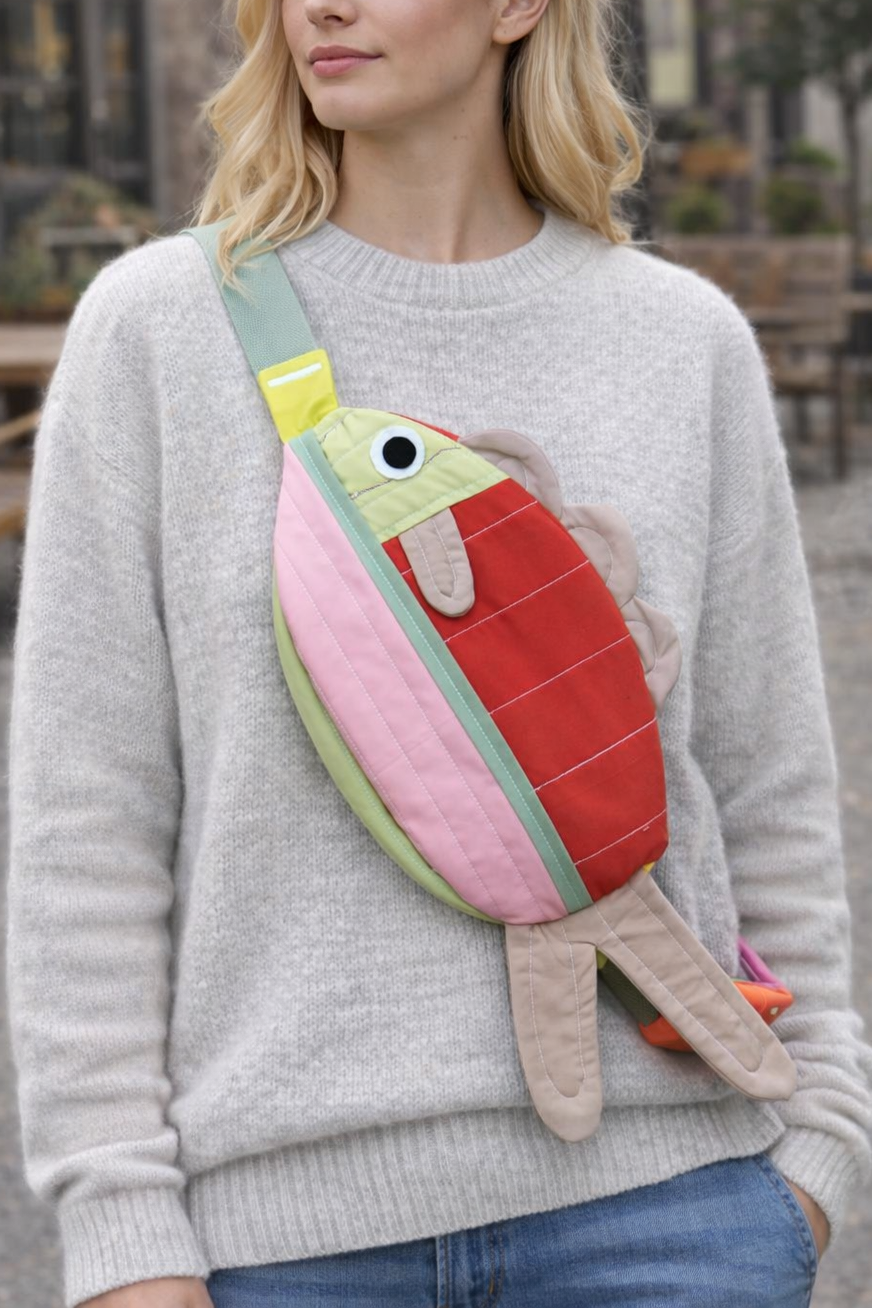 Swim Along Crossbody Fish Bag