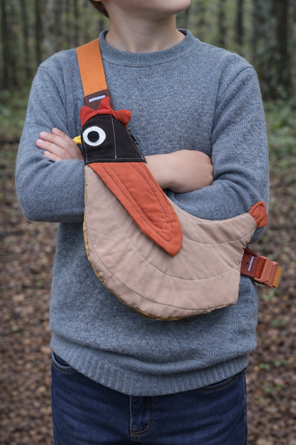 Pre-Order | Handcrafted-Fly Away Crossbody Bird Bag - Chicken