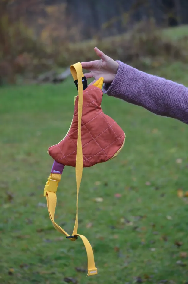 Pre-Order | Handcrafted-Fly Away Crossbody Bird Bag- Goldfinch