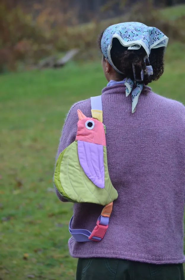 Pre-Order | Handcrafted-Fly Away Crossbody Bird Bag- Songbird