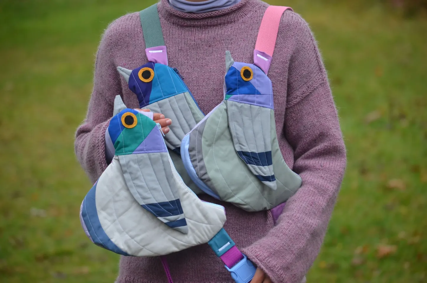 Pre-Order | Handcrafted-Fly Away Crossbody Bird Bag - Bluebird