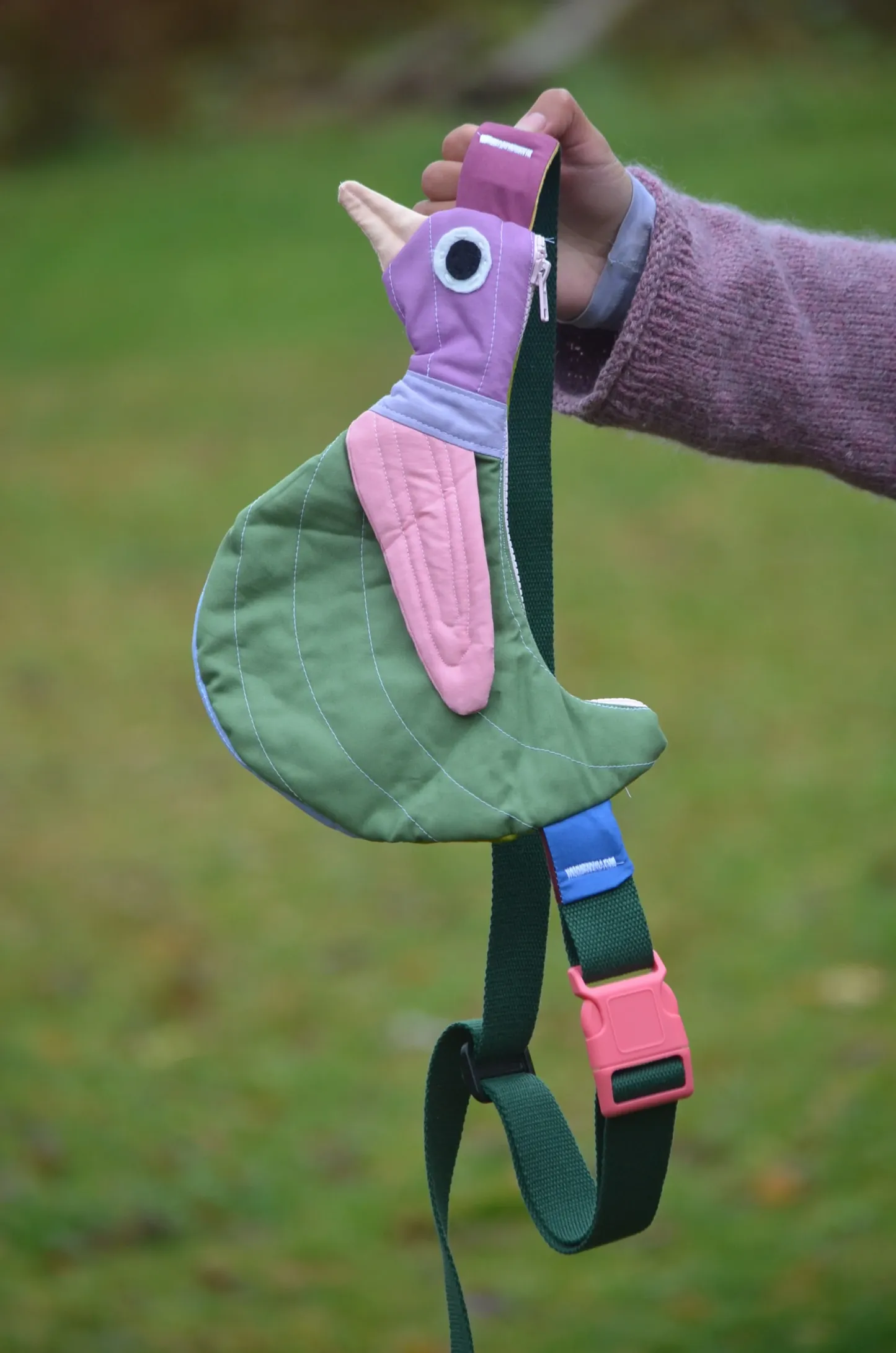 Pre-Order | Handcrafted-Fly Away Crossbody Bird Bag  - Duck