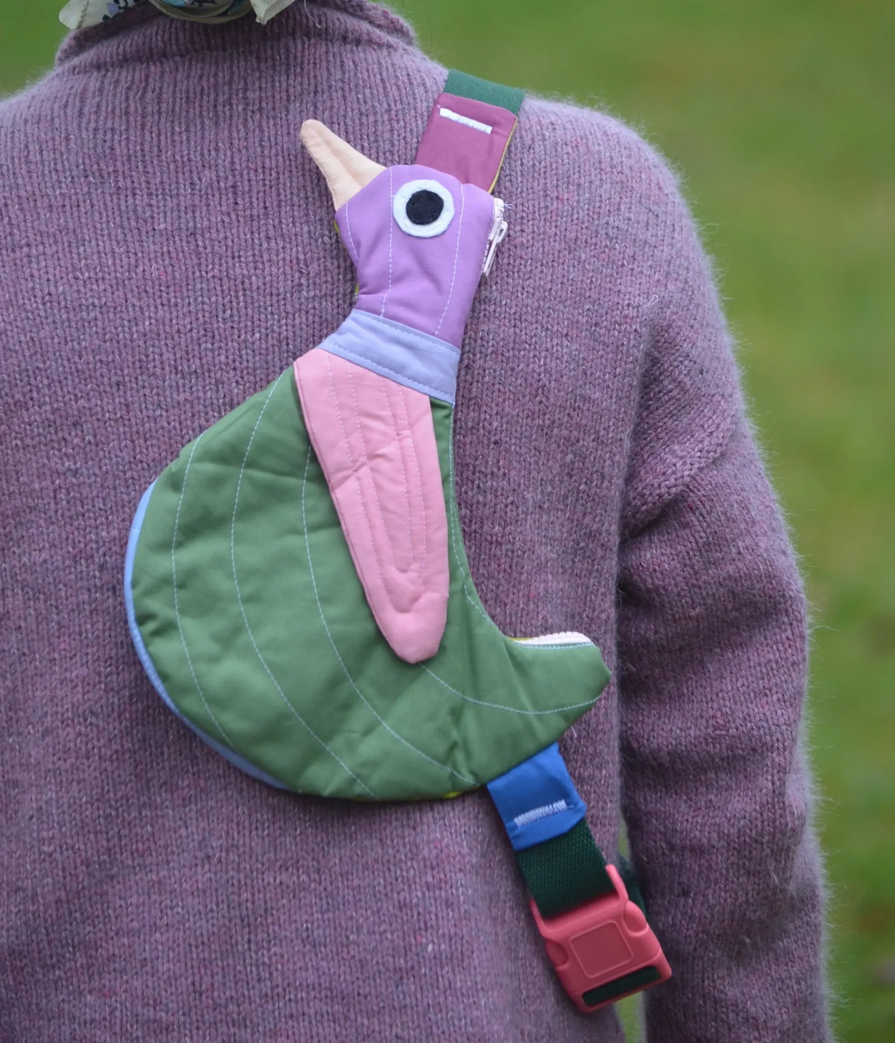 Pre-Order | Handcrafted-Fly Away Crossbody Bird Bag  - Duck