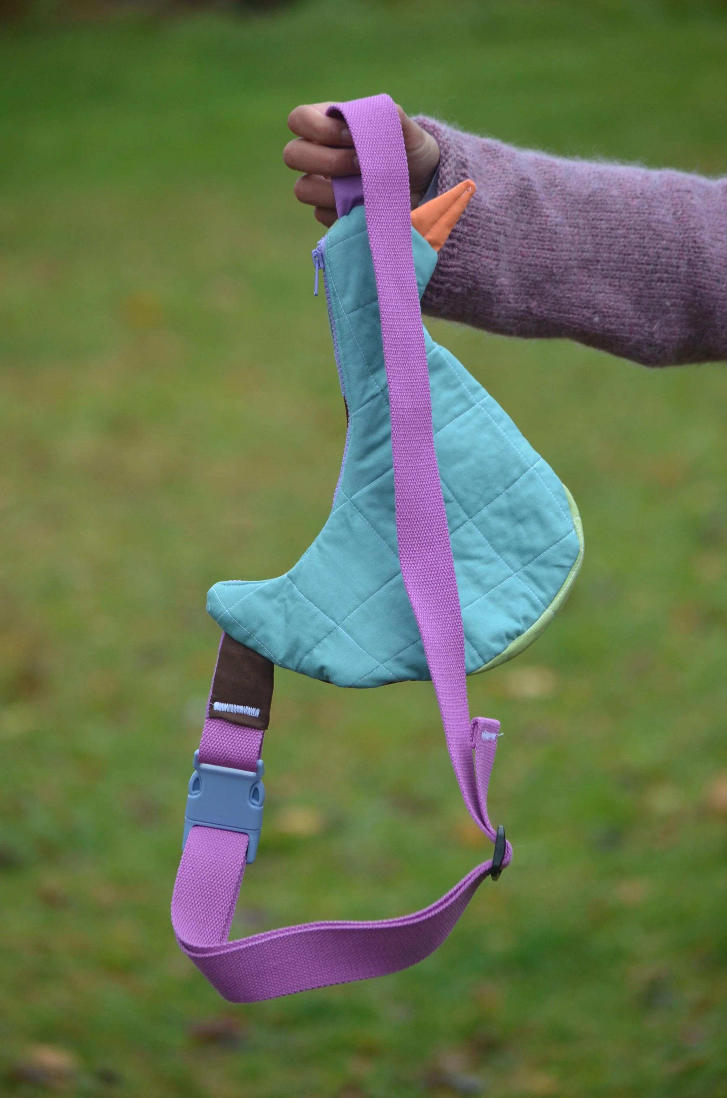 Pre-Order | Handcrafted-Fly Away Crossbody Bird Bag  - Duck