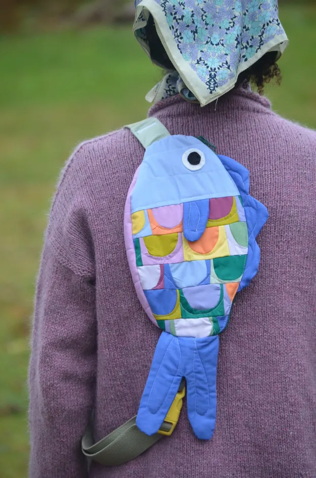 Pre-Order | Handcrafted-Swim Along Crossbody Fish Bag