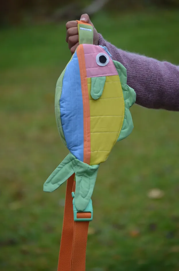 Pre-Order | Handcrafted-Swim Along Crossbody Fish Bag
