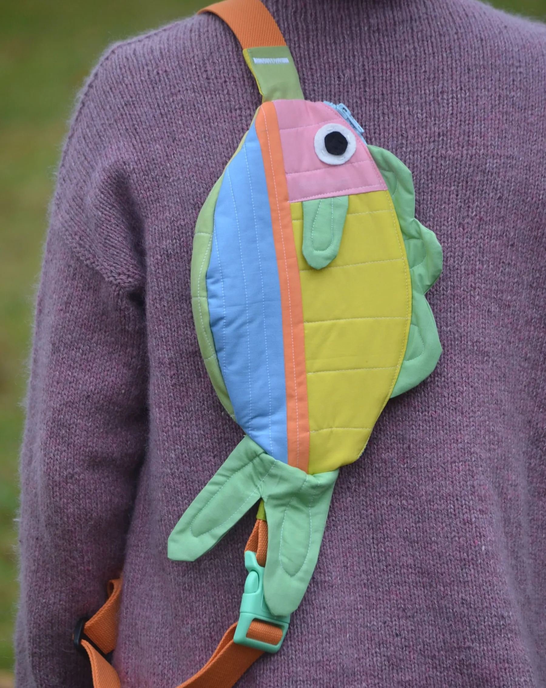 Pre-Order | Handcrafted-Swim Along Crossbody Fish Bag