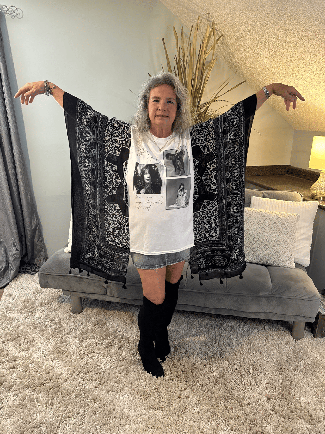 Stevie Nicks Mixed T-shirt