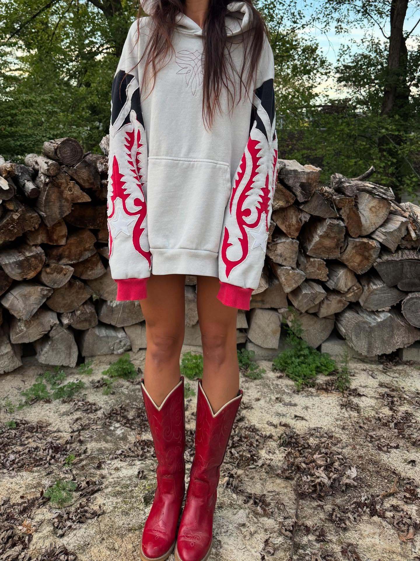 Cowboy Boot Hoodie