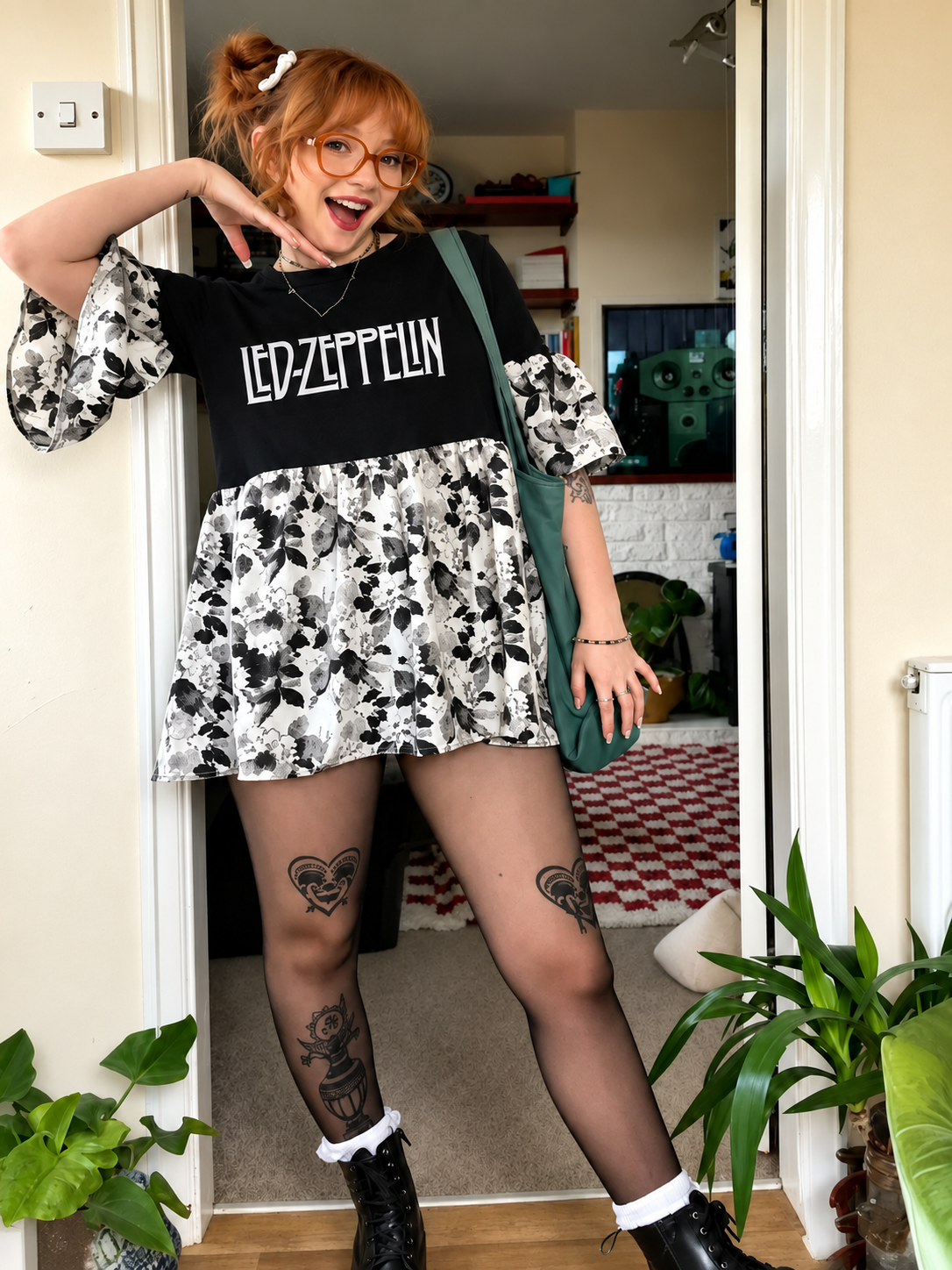 Led Zeppelin Upcycled Tee