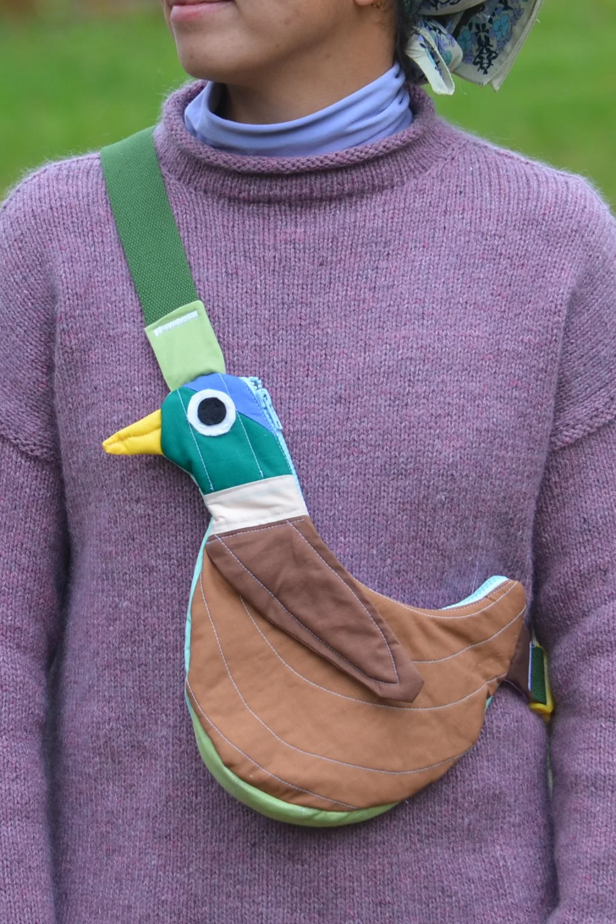 Pre-Order | Handcrafted-Fly Away Crossbody Bird Bag  - Duck