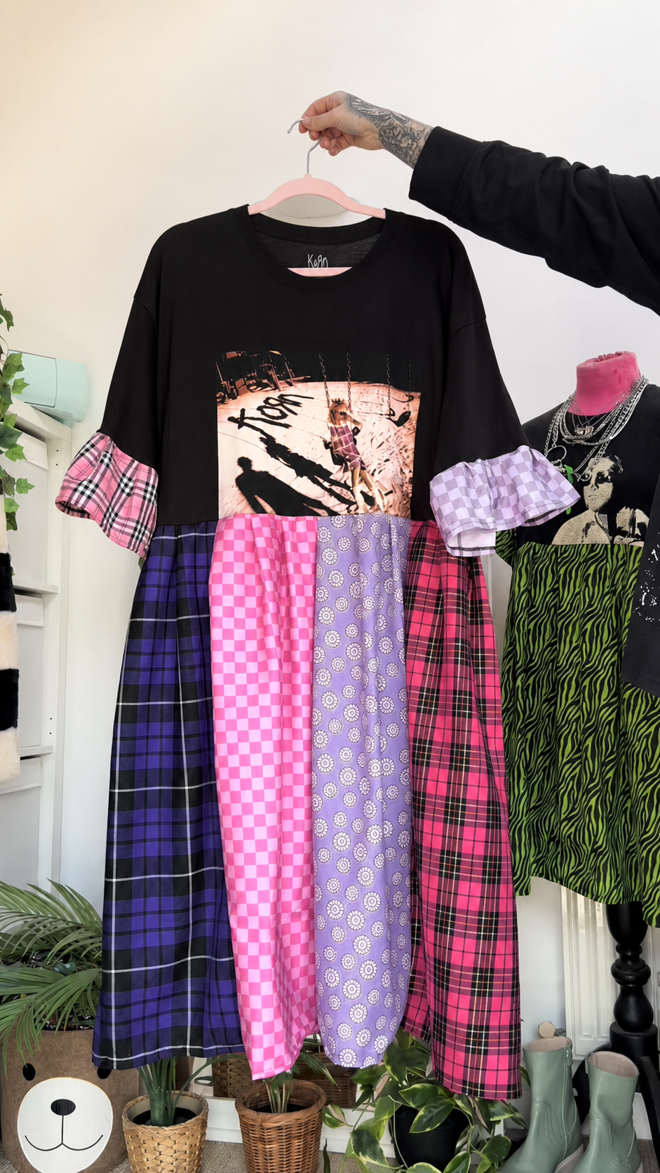 Korn Upcycled Tee Dress