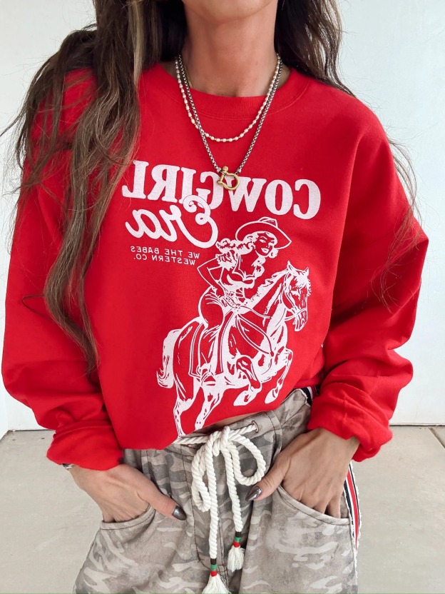 Cowgirl Era Graphic Sweatshirt