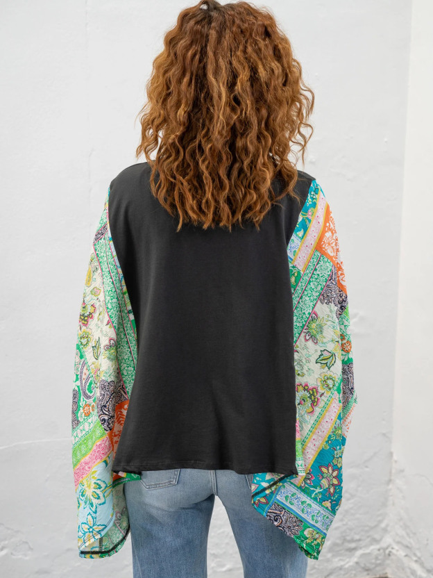 Cowboy Take Me Away Poncho Top