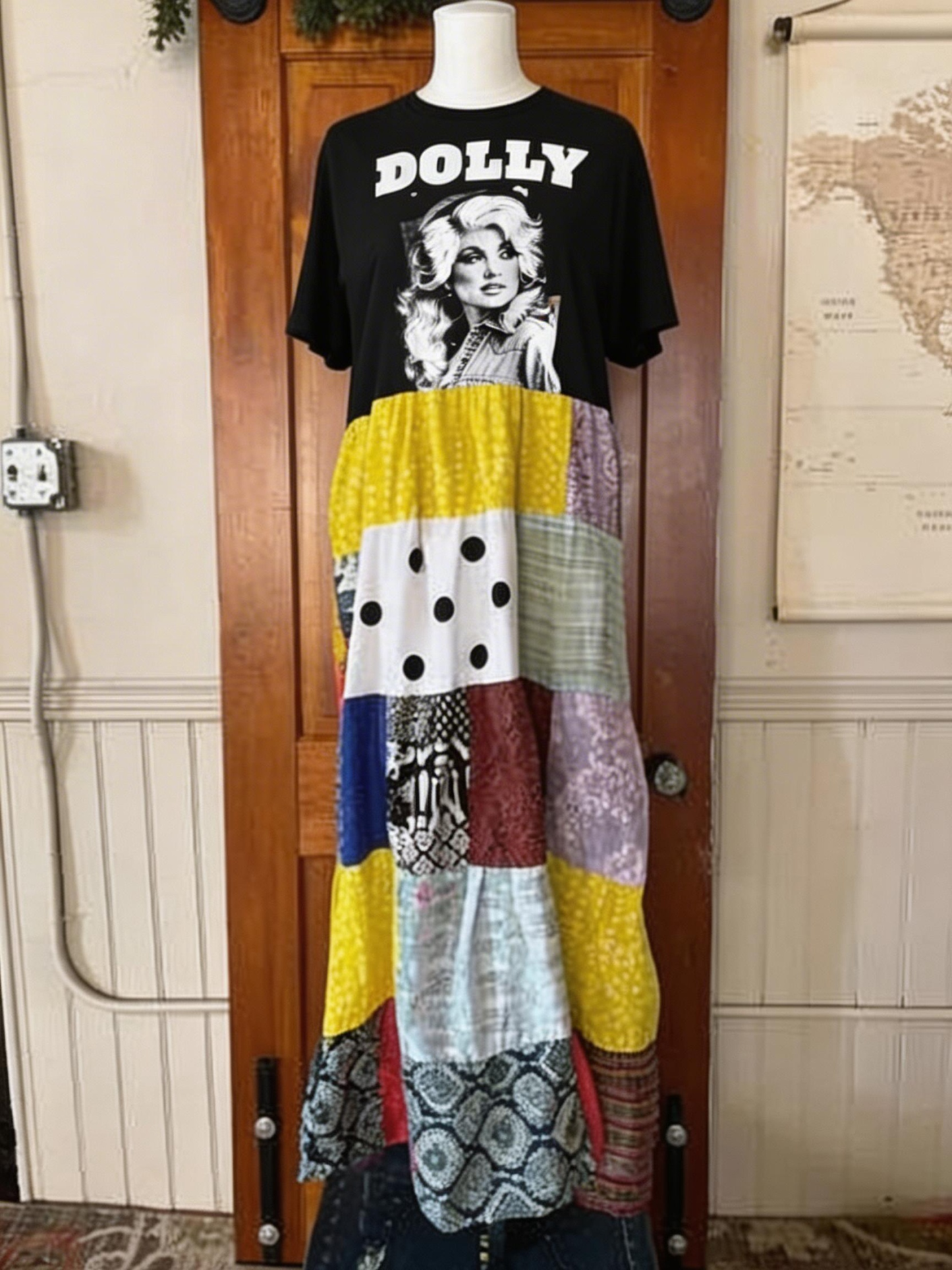 Dolly Patchwork Maxi Dress