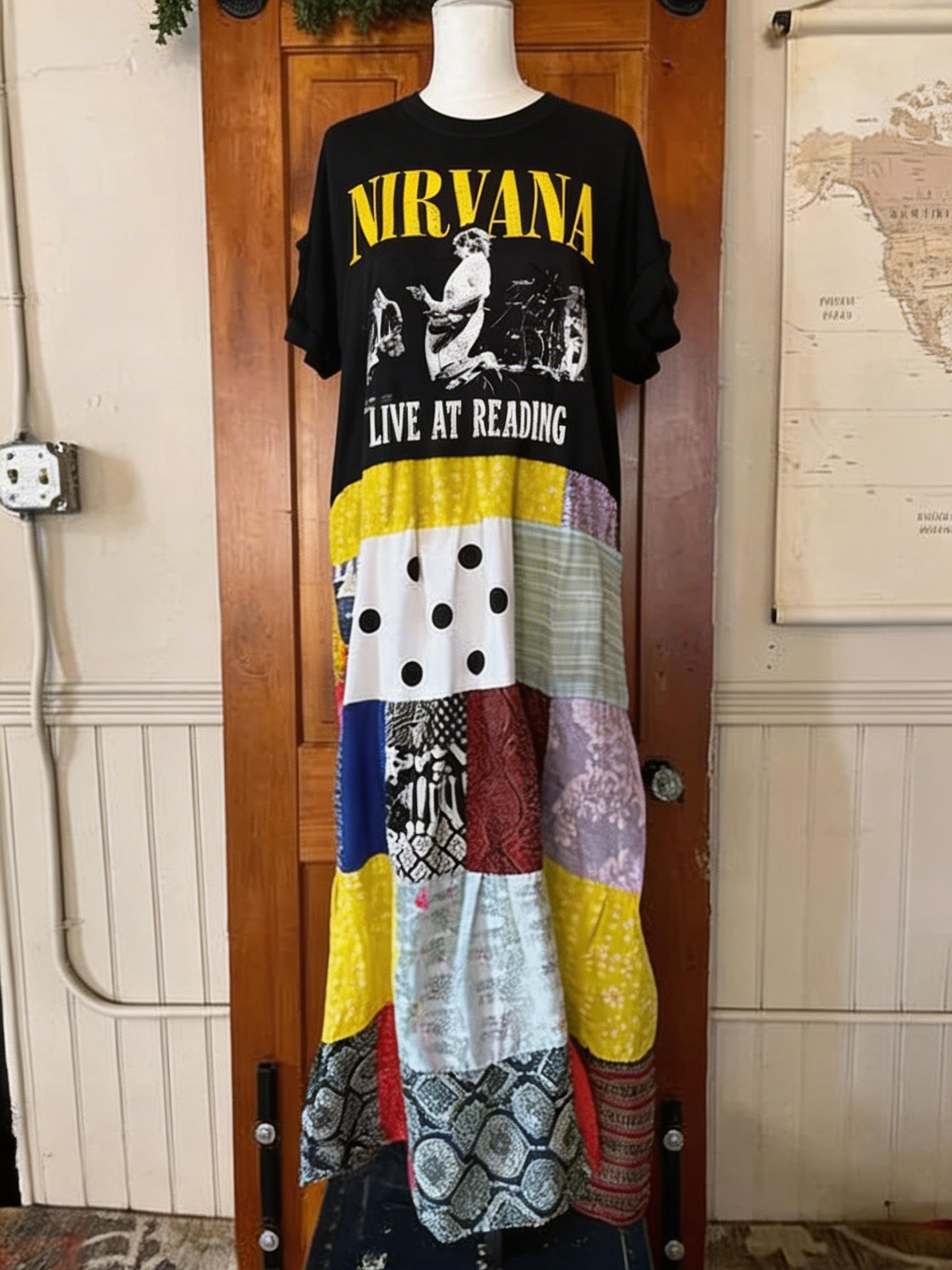 Nirvana Patchwork Maxi Dress