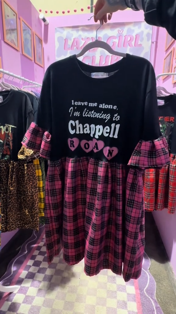 Chappell Roan Upcycled Tee Dress