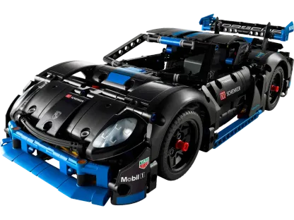 Voiture de course Porsche GT4 e-Performance