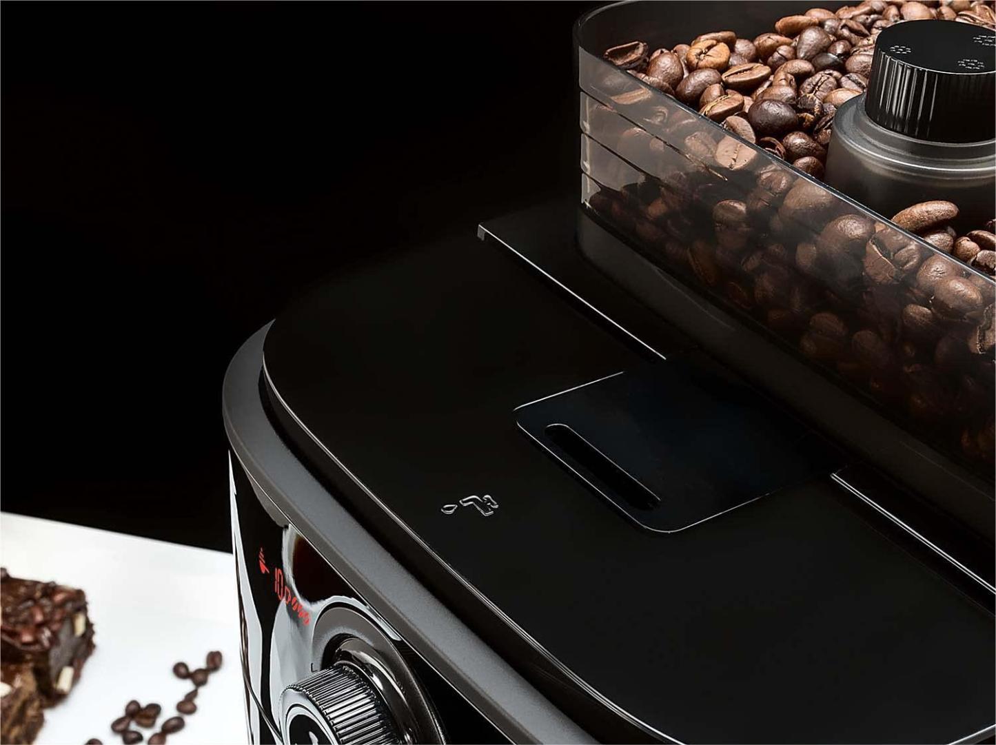 Moudre et infuser, machine à café filtre