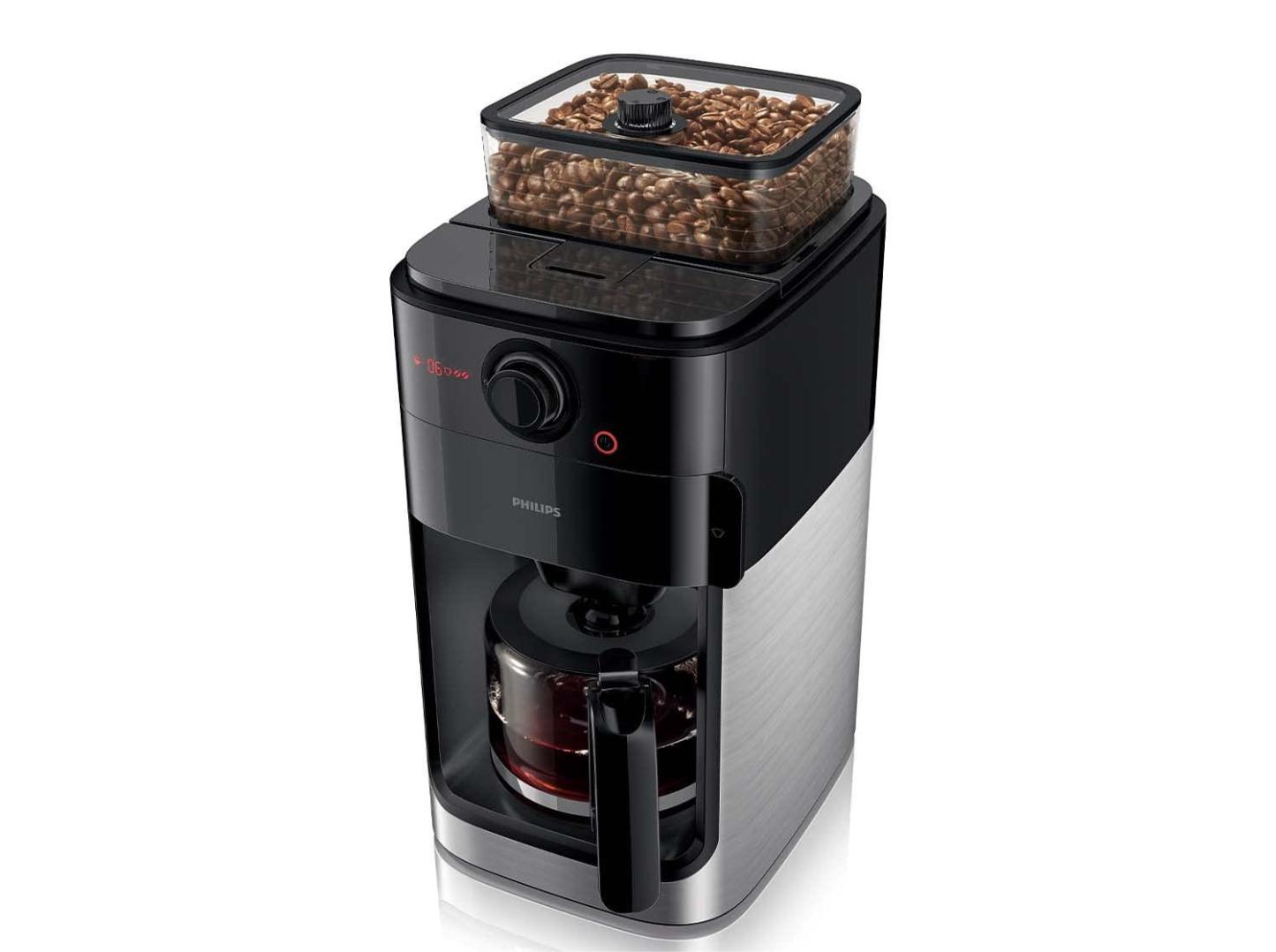 Moudre et infuser, machine à café filtre