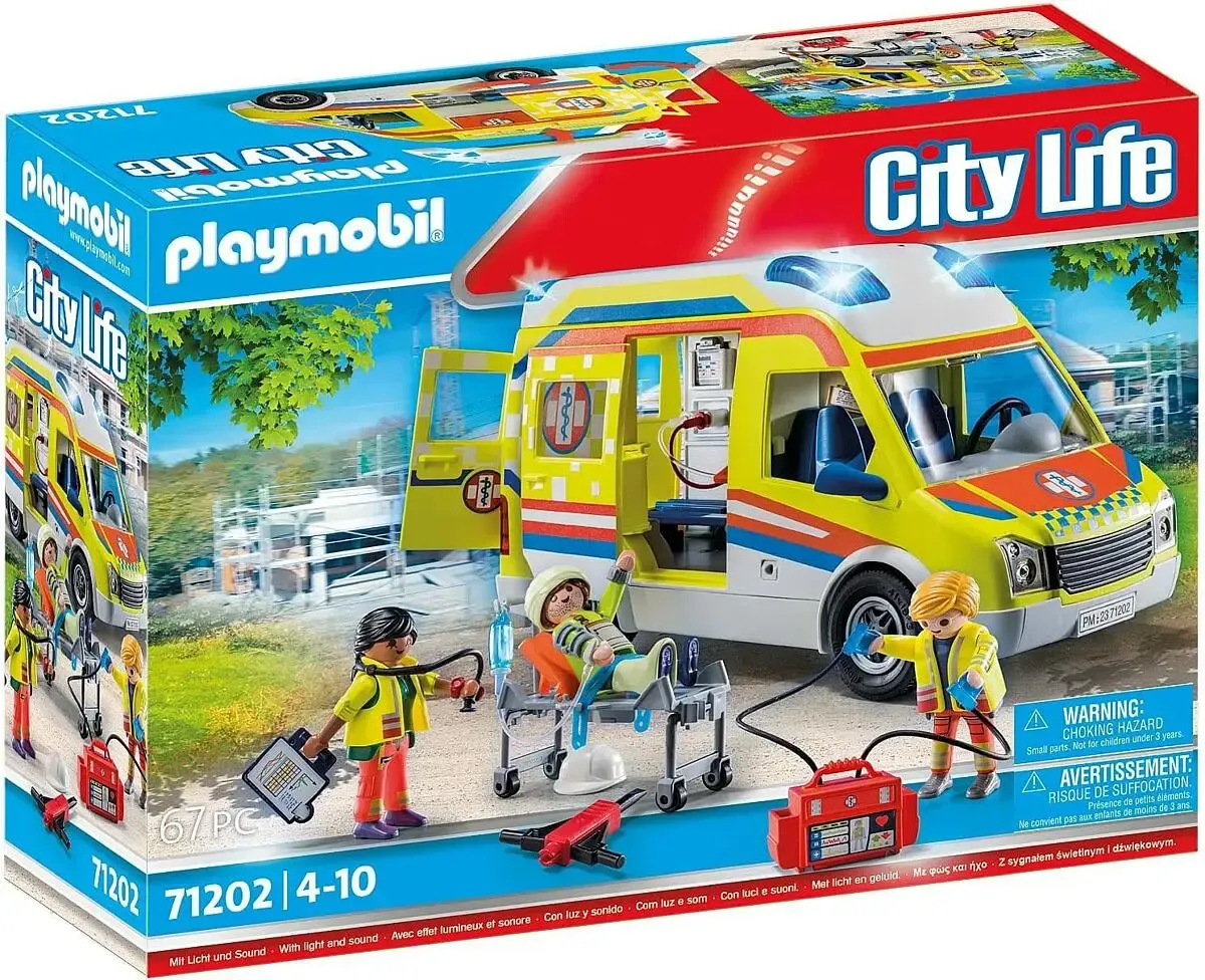 Ambulance avec effets lumineux Playmobil City Life 71202