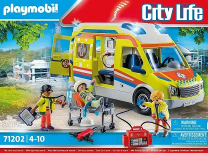 Ambulance avec effets lumineux Playmobil City Life 71202