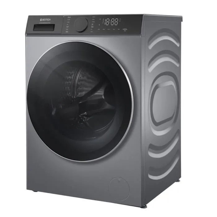 GEDTECH - Lave-Linge SteamSeries 9 Kgs - GLL90A1400SL - 1400 Trs/min - Fonction vapeur - Classe A - Charge frontale - Antibactérien