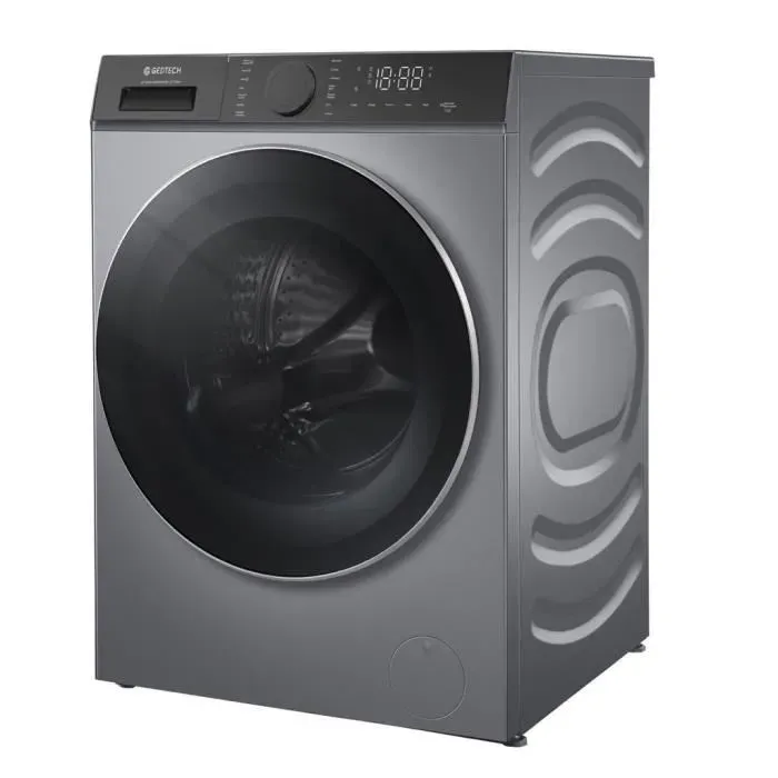 GEDTECH - Lave-Linge SteamSeries 9 Kgs - GLL90A1400SL - 1400 Trs/min - Fonction vapeur - Classe A - Charge frontale - Antibactérien
