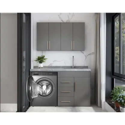 GEDTECH - Lave-Linge SteamSeries 9 Kgs - GLL90A1400SL - 1400 Trs/min - Fonction vapeur - Classe A - Charge frontale - Antibactérien