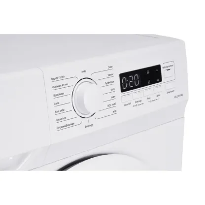 Lave-linge hublot CONTINENTAL EDISON CELL914IWS - 9 kg - Largeur 59,5 cm - Classe A - 1400 trs - moteur induction -Blanc