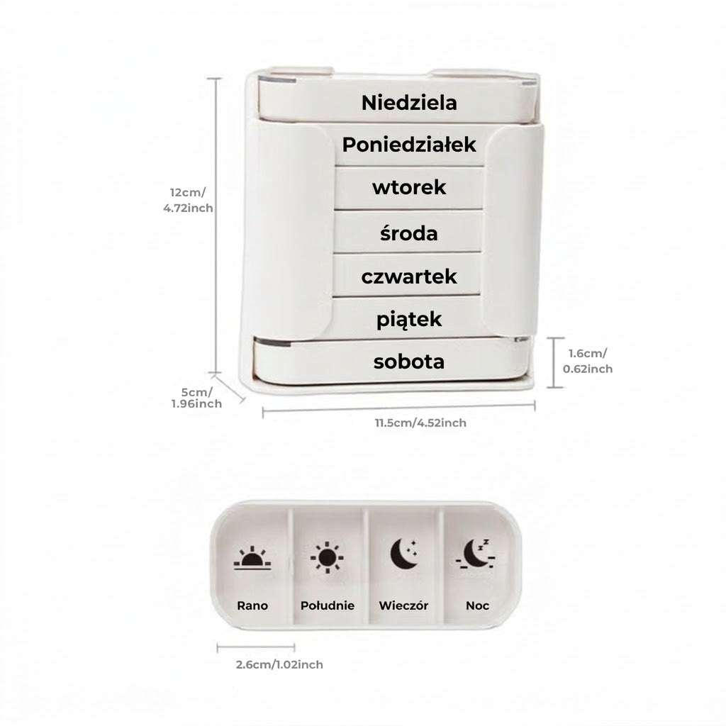 7-dniowy organizer na leki