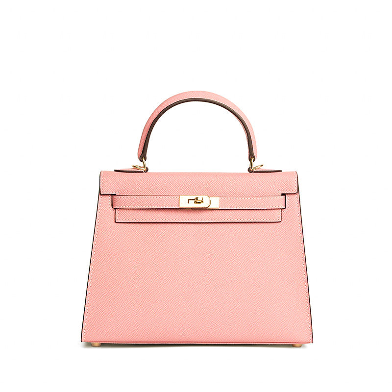 The Heritage Top-Handle Satchel | Premium Epsom Leather Icon with Gold Hardware
