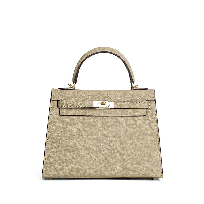 The Heritage Top-Handle Satchel | Premium Epsom Leather Icon with Gold Hardware