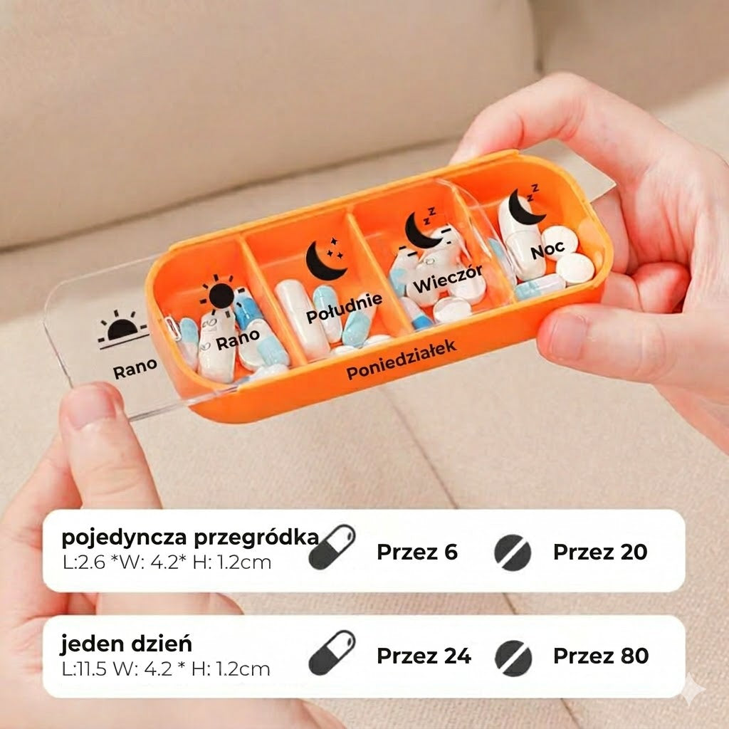 7-dniowy organizer na leki