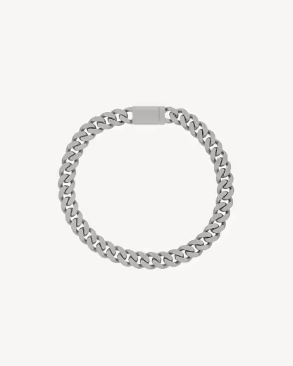 METAL CURB CHAIN NECKLACE