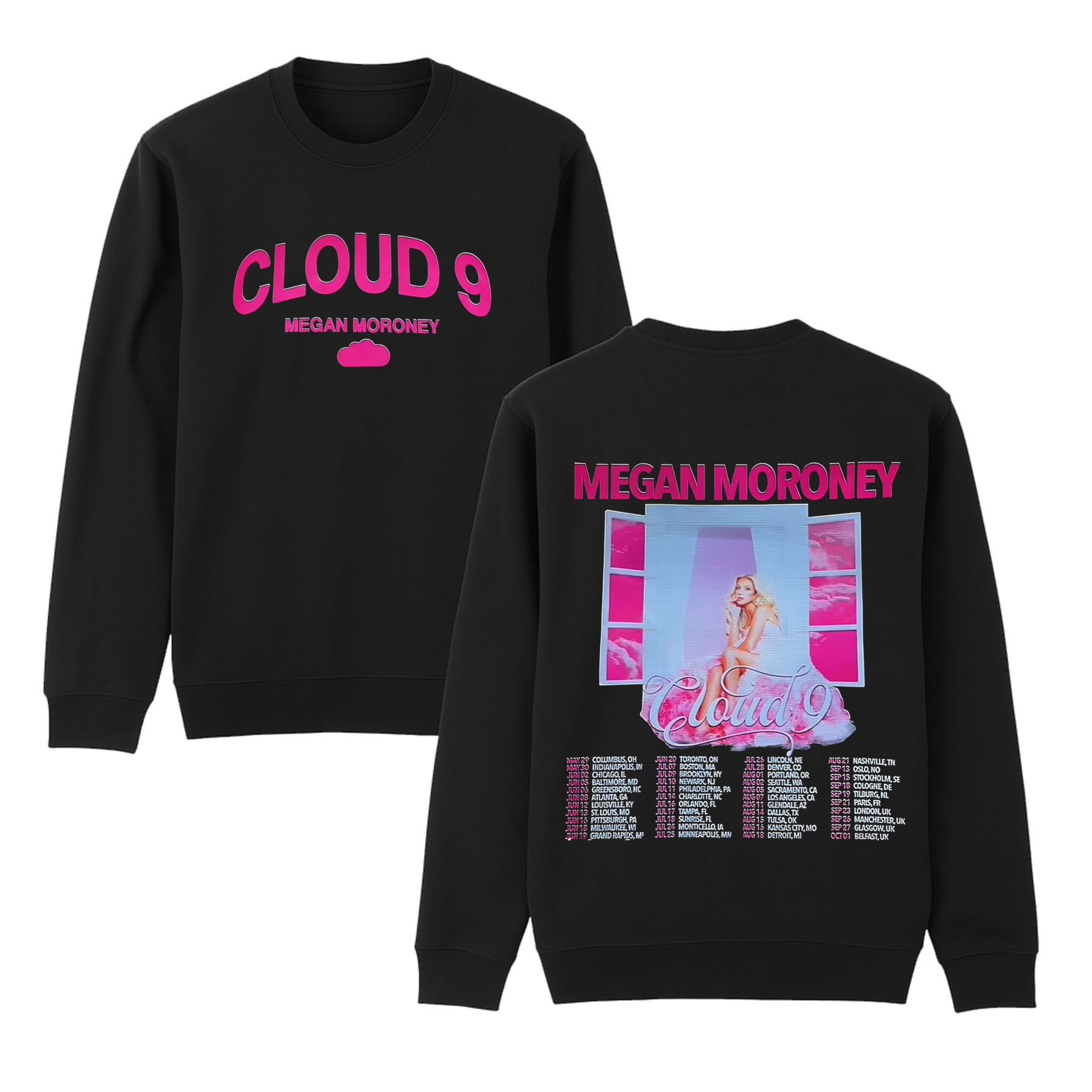 Megan Moroney Cloud 9 Unisex Shirt/Crewneck/Hoodie