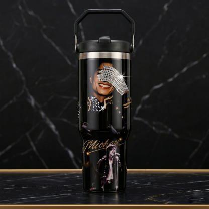 Michael Jackson Music Custom Stanley Cup 40 oz 30 oz Tumbler