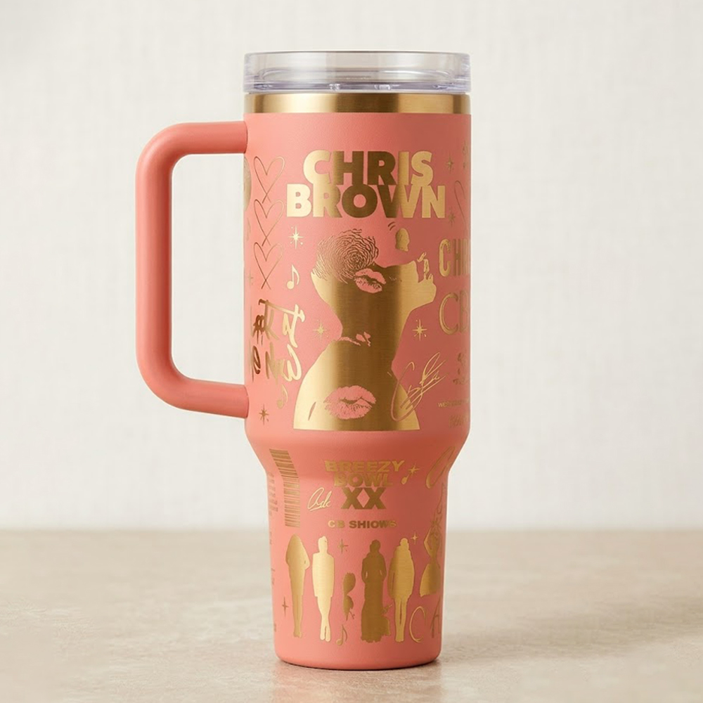 Chris Brown 40oz Tumbler  Stanley Cup