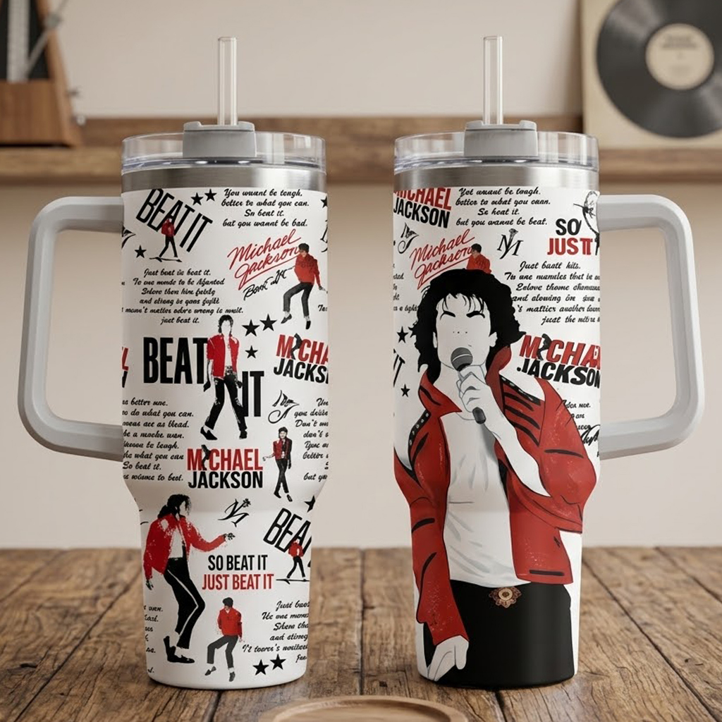Michael Jackson King of Pop 40oz Tumbler Cup