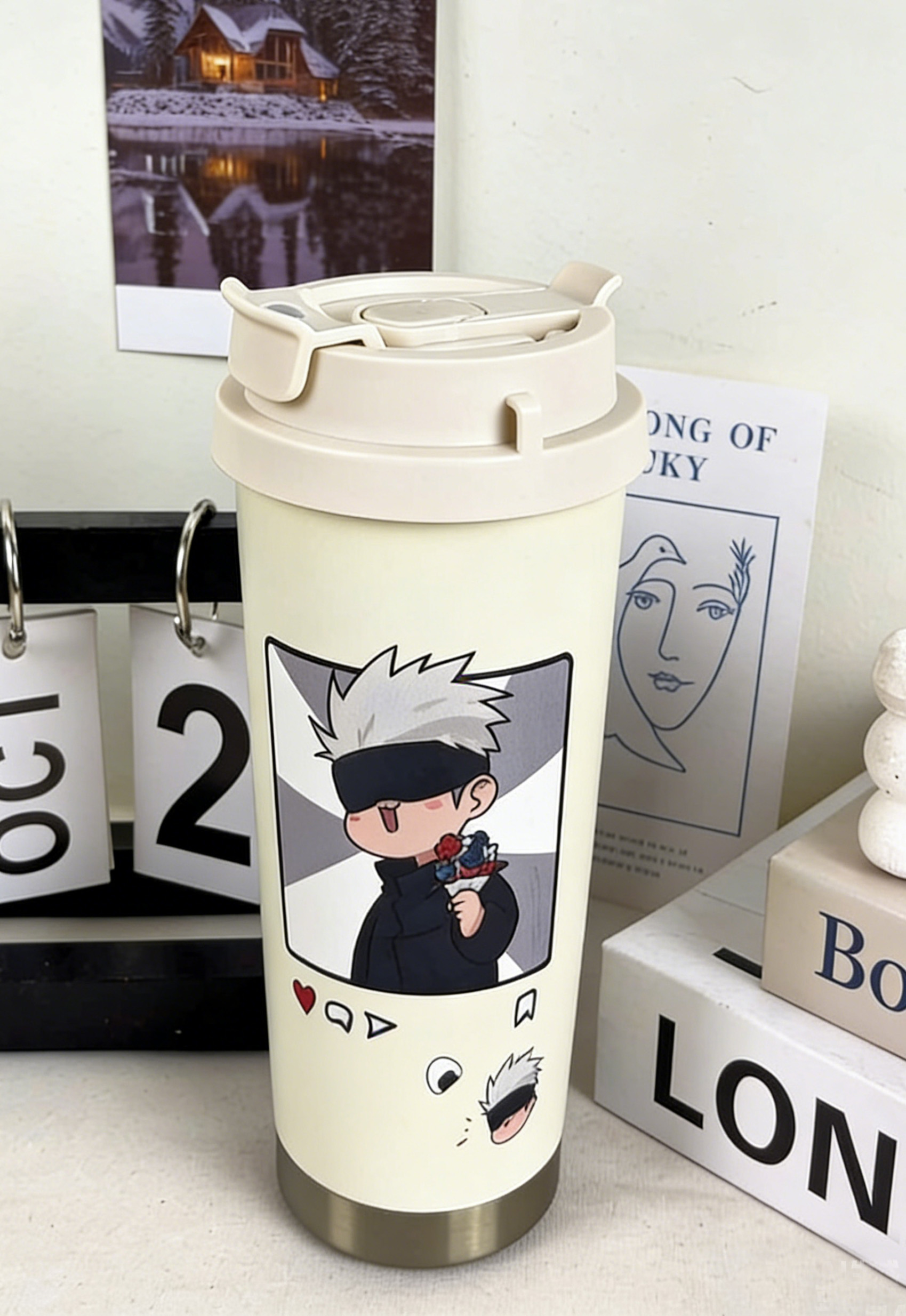 Jual Tumbler Anime Jujutsu Kaisen Chibi Lucu 500ml