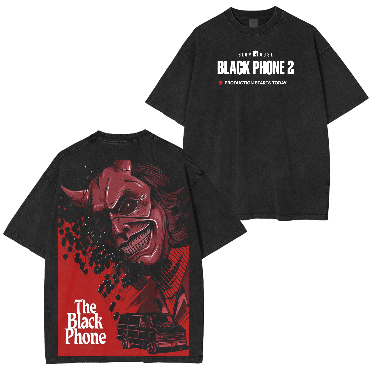 The Black Phone 2 Movie Vintage Washed T-shirt/Crewneck/Hoodie