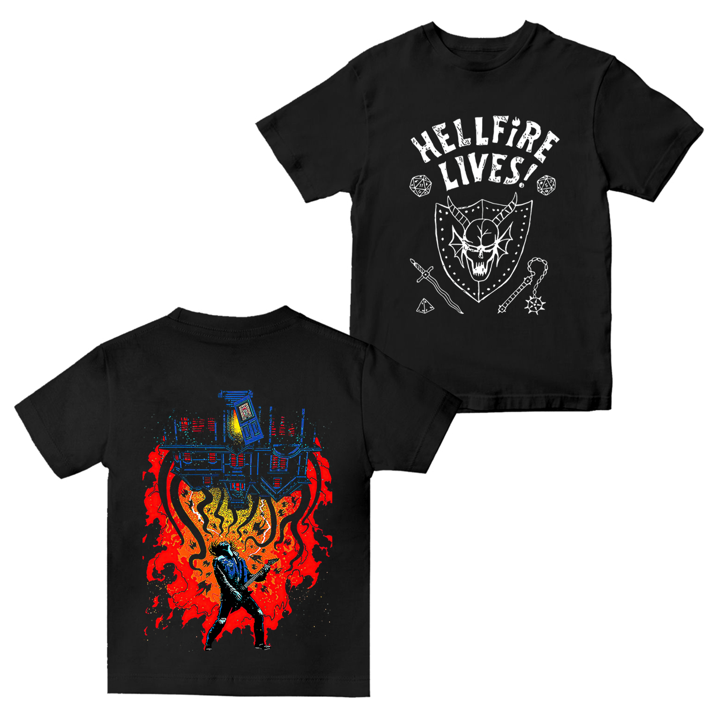 Stranger Things Hellfire Lives  Unisex Shirts/Crewneck/Hoodie