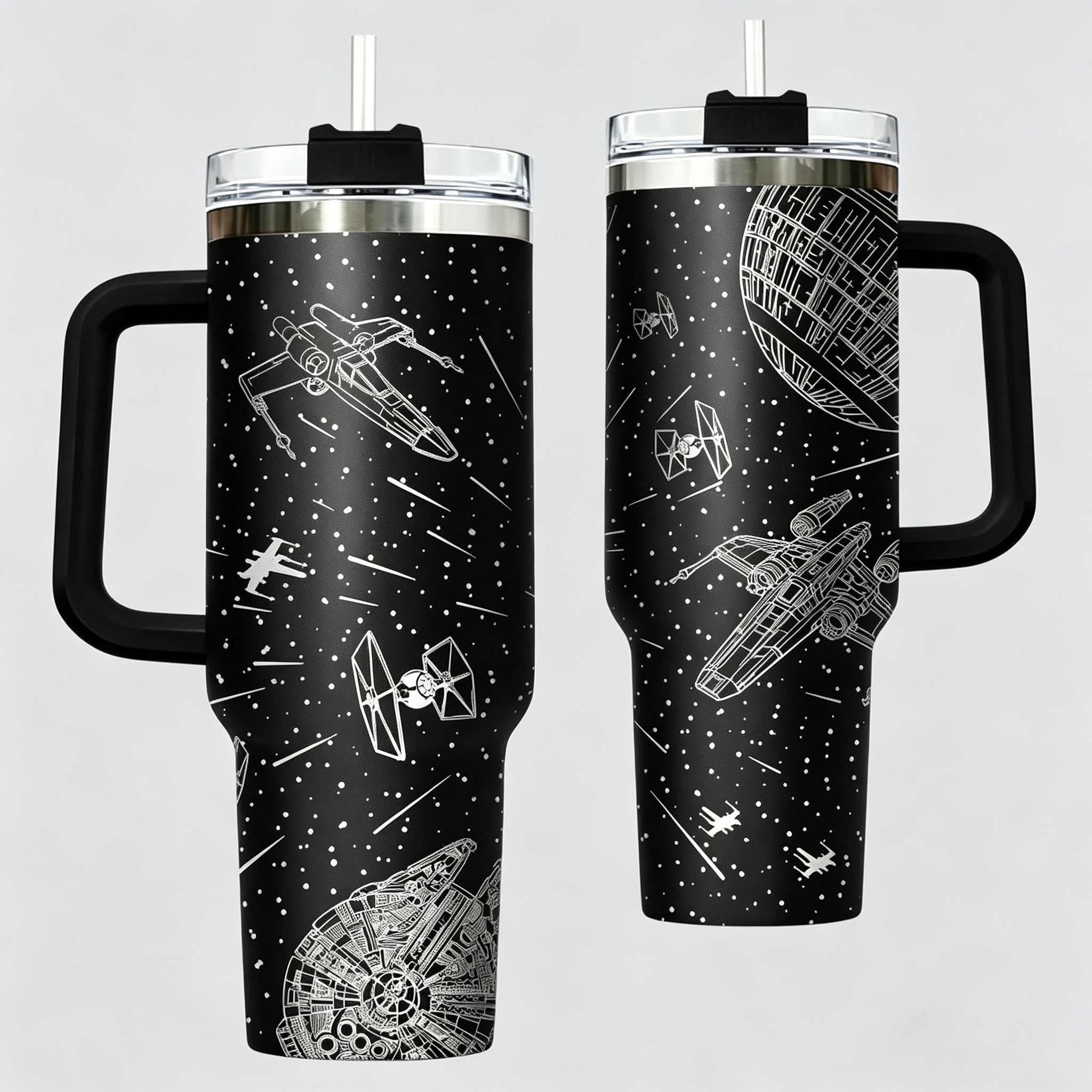 Star Wars Tumbler 40oz, Millennium Falcon Mug,